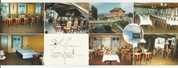 BENKEN SG See Gaster Landgasthof Restaurant STERNEN Giessen Doppel-Werbe-Ansichtskarte - Benken