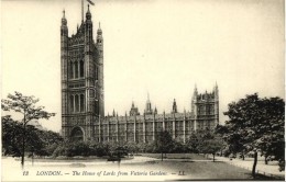 ** T2 London, The House Of Lords From Victoria Gardens - Ohne Zuordnung