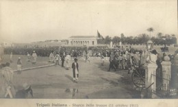 ** T1 1911 Tripoli Italiana, Sbarco Delle Truppe / Arrival Of The Colonial Troops - Non Classés