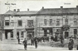 T2 Nowy Sacz, Neu Sandez, Újszandec; Grodzka / Street View With Pharmacy, Shop Of Simon Pflaster And... - Non Classés