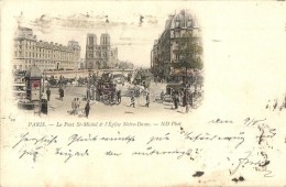 * T3 Paris, Le Pont St-Michel, Eglise Notre Dame / Bridge, Church (Rb) - Non Classificati