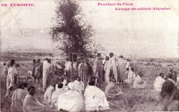 ** T1/T2 Shewa / Choa Province, Groupe De Soldats Abyssins / Abyssinian Soldiers - Non Classificati