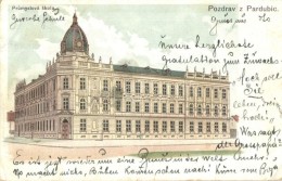 T2/T3 Pardubice, Prumyslova Skola / School, Litho (EK) - Non Classificati