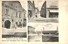 * T2/T3 Vienna, Wien XIX. Nussdorf, Gasthof Zu Den Drei Adlern, Pilsner Kaiserquell Vom Fass., Hackhofergasse,... - Non Classés