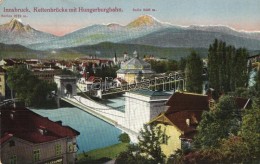 ** T1/T2 Innsbruck, Kettenbrücke Mit Hungerburgbahn / Bridge, Funicular - Non Classificati