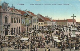 T2 Versec, Vrsac; Ferenc József Tér, Piac / Market Square - Ohne Zuordnung