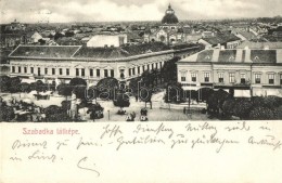 T2/T3 Szabadka, Subotica; Látkép, Heumann Mór üzlete, Zsinagóga / Shop, Synagogue - Ohne Zuordnung