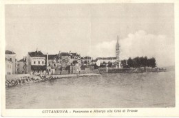 T2 Novigrad, Cittanova, Cittanuova; Panorama E Albergo Alla Citta Di Trieste - Ohne Zuordnung