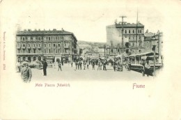 T2 Fiume, Molo Piazza Adamich, Steamship - Non Classés