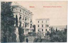 T2/T3 Abbazia, Villa Louise, Pension Breiner (from Postcard Booklet) (EK) - Unclassified