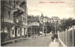 ** T1 Abbazia, Strasse Nach Volosca, Friedrich's Hof Hotel-Pension, Villa Zelenka / Road To Volosko - Non Classés