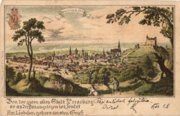 * T4 Pozsony, Pressbrug, Bratislava; Posonium 1649. Verlag R. Drodtleff Litho (EM) - Unclassified