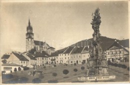 T2 1925 Körmöcbánya, Kremnica; Szentháromság Szobor, Tér,... - Unclassified