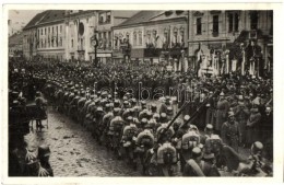 T2 1938 Kassa, Kosice; A Magyar Csapatok Bevonulása, Horthy Miklós / Entry Of The Hungarian Troops,... - Non Classés