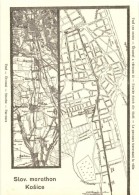 ** T2 1903 Kassa, Kosice; Királyi Magyar Autoclub Szlovák Maratonjának Térképe,... - Unclassified