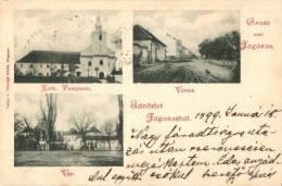 T2 1899 Fogaras, Fagaras; Katolikus Templom, Vártér, Vár. Thürfeld Dávid... - Non Classificati