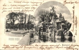 * T3 Budapest XIV. Városliget, Fontaine Csoport, Divald Károly 366. Sz. (Rb) - Unclassified