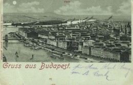 * T4 1898 Budapest V. Duna Part, Ottmar Zieher Litho (Rb) - Unclassified