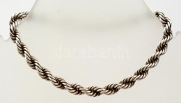 Ezüst(Ag) Walles Mintás KarkötÅ‘, Jelzett, H: 18 Cm, Nettó: 7,9 G / Silver Bracelet 18 Cm,... - Sonstige & Ohne Zuordnung