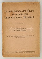 Tesléry Károly - Szegedy Istvánné: A Mindennapi élet Magán- és... - Unclassified