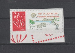 France 2007  Vignette La Ciotat  N°   Neuf X X La Pétanque - 1999-2009 Viñetas De Franqueo Illustradas