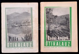 Az Útikalauz Sorozat Két Kötete: Budai-hegyek; Pilis Bp., 1957, Sport Lap- és... - Non Classés