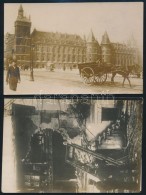 Cca 1914-1918 2 Db Feliratozott Sajtófotó: Antwerpen Ostroma és A... - Other & Unclassified