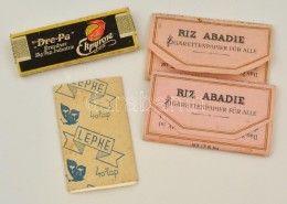 Cca 1930 4 Dobozka Cigaretta Papír / Vintage Tobacco Rollin Papers - Pubblicitari