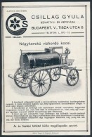 Magyar Mérleg és Gépgyár Részvénytársaság, Csillag Gyula... - Publicités