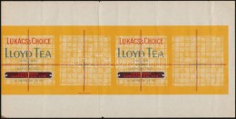Lukács's Choice Lloyd Tea(Bp. Andrássy út) Teapapír, Hajtott, 39x20 Cm - Advertising
