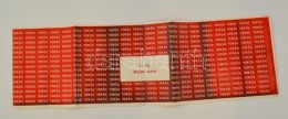 A Török Maláta Szelet Csomagolópapírja, Hajtott,  52x17 Cm - Advertising