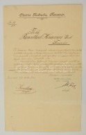 1918 A Temesváris Chewra Kadisa Elnökének Levele - Other & Unclassified