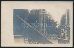 1917 Margitsziget Hadi Kiállítás, Fotólap Alkalmi Bélyegzéssel - Altri & Non Classificati