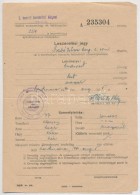 1944 Szentendre, 8. Honvéd Bevonulási Központ által Kiállított... - Other & Unclassified