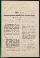 1867 Dresden, Regulatio Die Pensionierung Der Im Dienste Der Stadt Dresden Befindlichen Subalternbeamten... - Non Classés