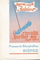 1938 IV. Nemzetközi Sporthét és Propaganda Bélyegkiállítás,... - Unclassified