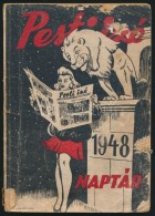 1948 Pesti Izé Naptár, Illusztrációkkal, Sérült Borítóval - Unclassified