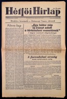 1956 HétfÅ‘i Hírlap I. évfolyamának 4. Száma(október 29.), Benne A... - Unclassified