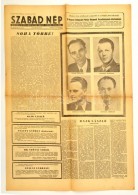 1956 A Szabad Nép, A Magyar Dolgozók Pártjának Központi Lapja Október... - Unclassified