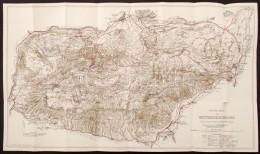 1921 Special Karte Des Wettersteingebirges, A Wetterstein-hegység Térképe, A Hajtások... - Altri & Non Classificati