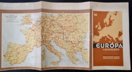 3 Db. Európa Térkép: Európa, Magy. Királyi Állami... - Altri & Non Classificati