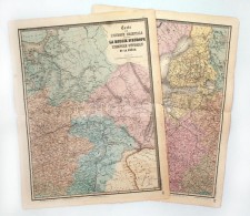 1850 Kelet Európa és Oroszország NagyméretÅ± Térkép E. Andriveau-Goujon.... - Altri & Non Classificati