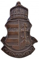 DN Kossuth-címeres Cu Gomblyukjelvény (17x25mm) T:2 - Unclassified