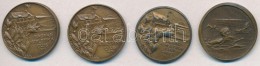 1875. 'Magyar Athletikai Club' Br érem (3x) (29mm) + 1899. 'Postás Sportegyesület' Br... - Unclassified