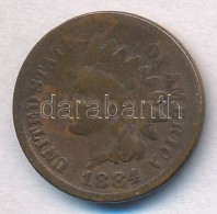 Amerikai Egyesült Államok 1884. 1c Br 'Indián' T:2-
USA 1884. 1 Cent Br 'Indian Head' C:VF - Non Classificati