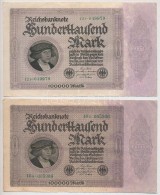 Németország / Weimari Köztársaság 1923. 100.000M (5x) T:III
Germany / Weimar... - Unclassified