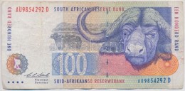 Dél-Afrika 1994. 100R T:III
South Africa 1994. 100 Rand C:F
Krause 126.a - Unclassified