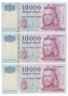2012. 10.000Ft 'AA' (3x) SorszámkövetÅ‘k T:I
Hungary 2012. 10.000 Forint 'AA' (3x) Sequential Serial... - Unclassified