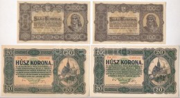 1920. 20K Sorszámban Pont + 1920. 20K Sorszámban Pont Nélkül + 1923. 100K 'Magyar... - Ohne Zuordnung