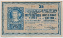 1918. 25K '3011' 3mm, Sima Hátlap, ValószínÅ±leg Hamis 'M. Kir. 216. Honvéd... - Non Classificati